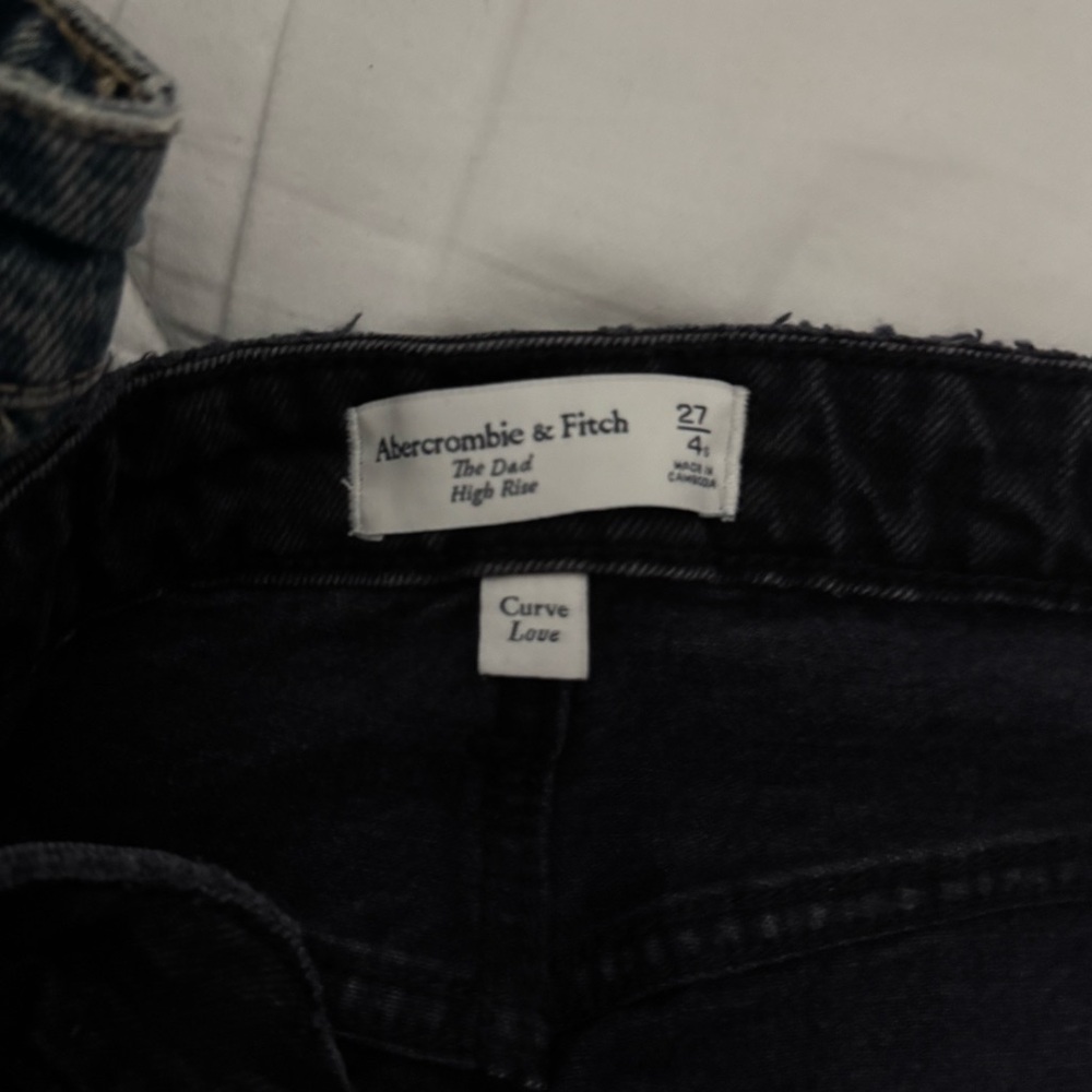Abercrombie & Fitch High Rise dad Jeans curve love
